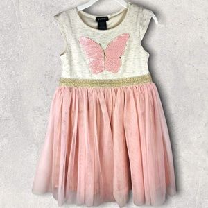 Butterfly sequin tutu dress Size 5